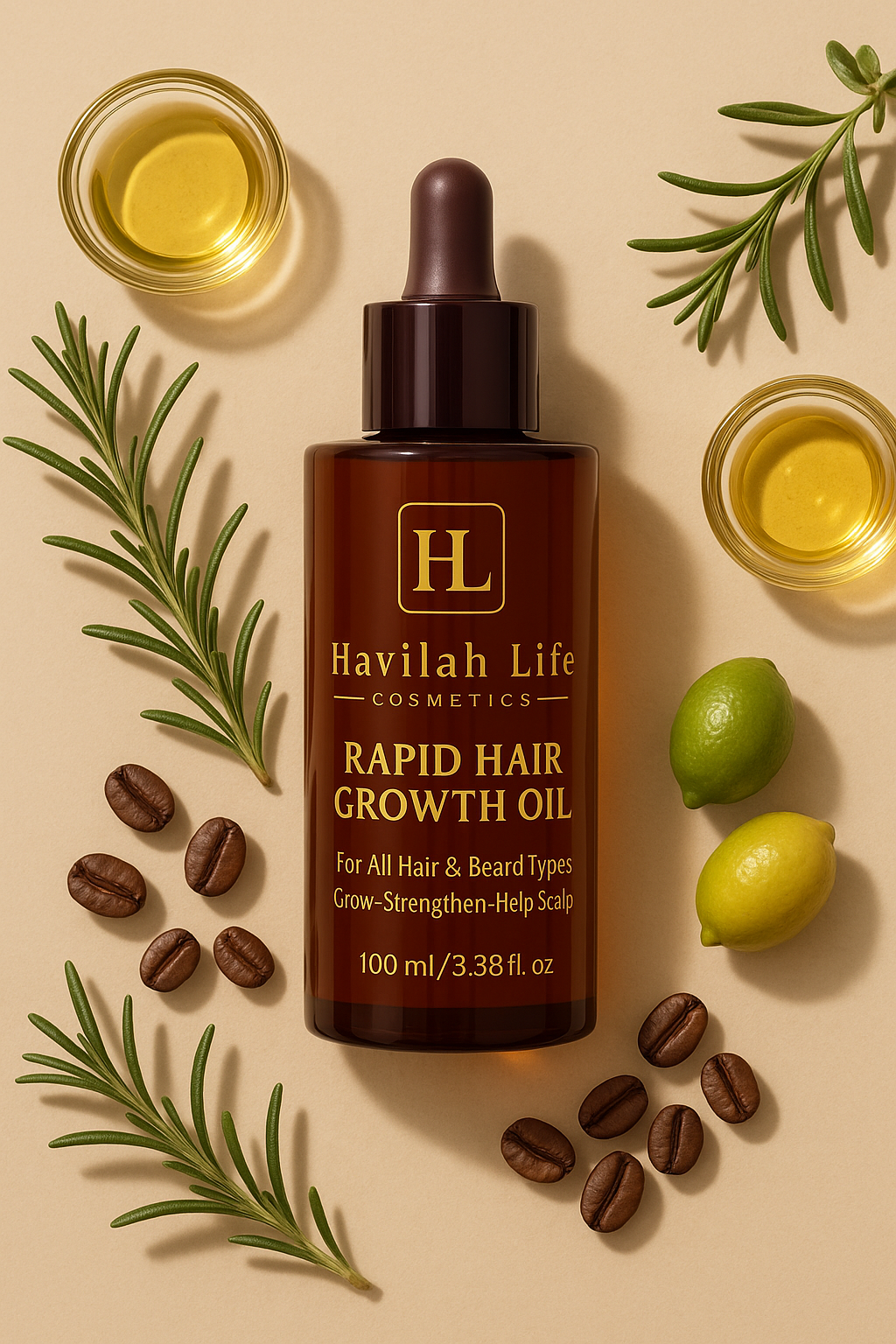 Rapid Hair and Beard Growth Oil